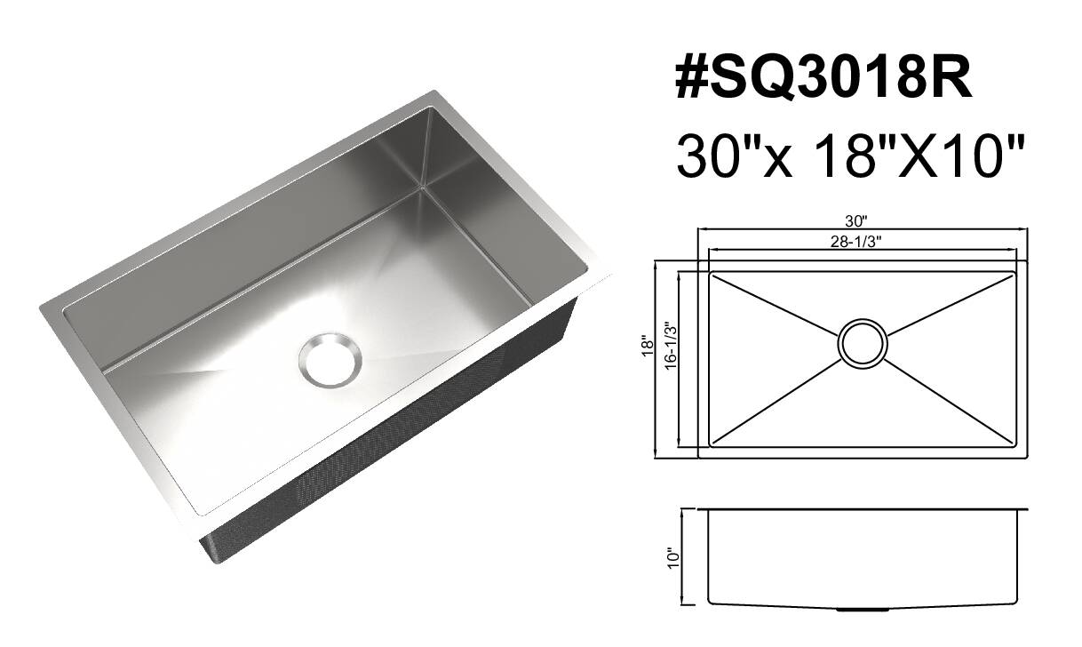 SQ3018R - STAINLESS STEEL
